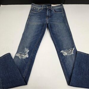 rag & bone Women's High Rise Jeans - Blue